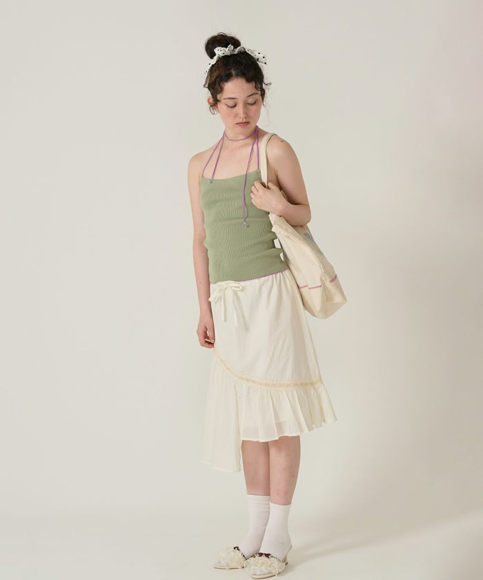 ホルターネック/トップス/グリーン