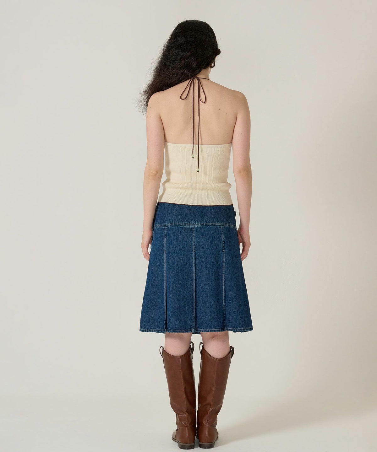 ホルターネック/トップス/アイボリー