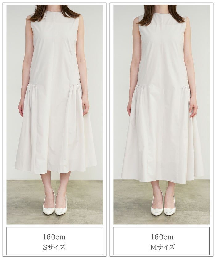 レディース ティアードワンピース  ロングワンピース サマードレス ノースリーブ きれいめ 上品 洗える アイボリー ピンク ブラック S M