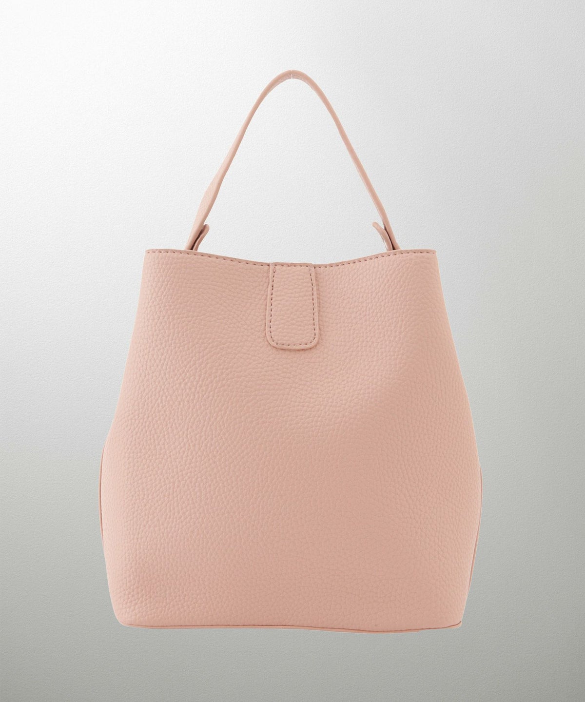 セレクト レディース バッグ 合皮 きれいめ ショルダー 2way アイボリー/ピンク/サックス/ブラック/フリー/合成皮革/ポリエステル