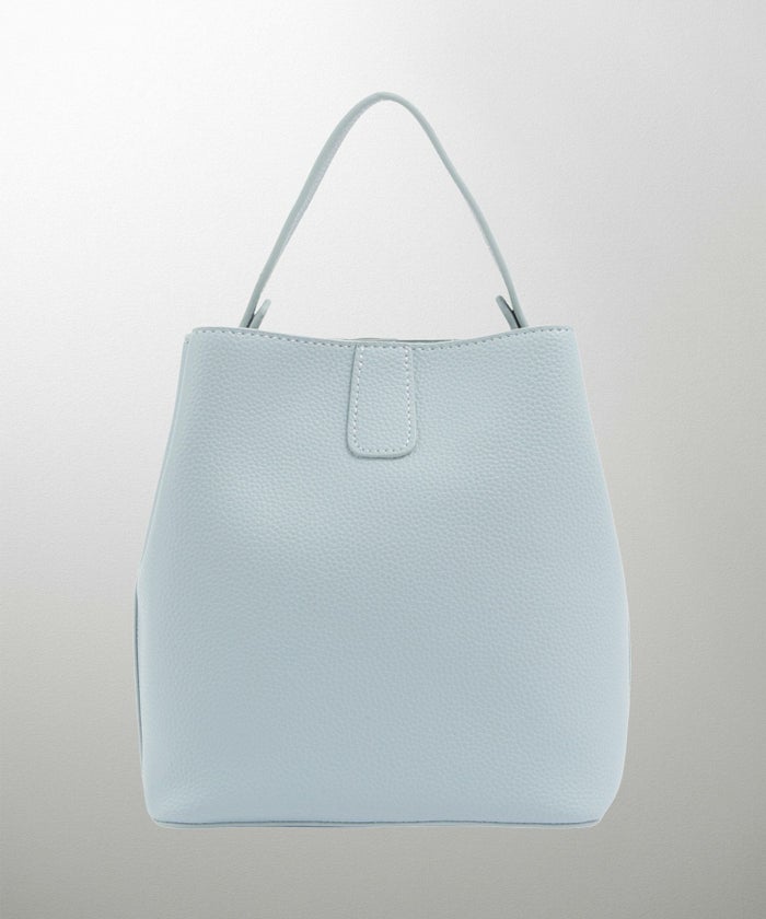 セレクト レディース バッグ 合皮 きれいめ ショルダー 2way アイボリー/ピンク/サックス/ブラック/フリー/合成皮革/ポリエステル