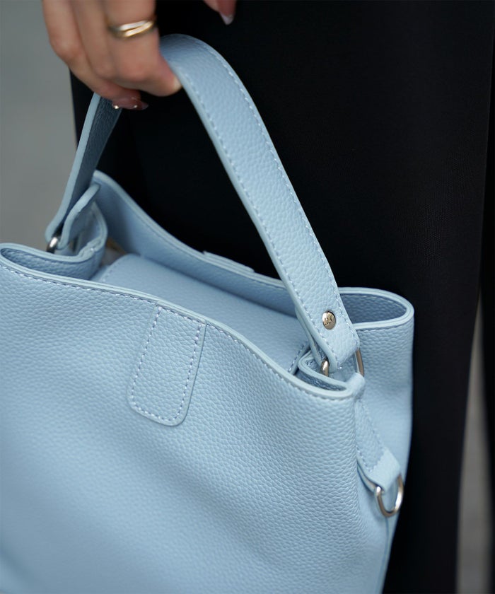 セレクト レディース バッグ 合皮 きれいめ ショルダー 2way アイボリー/ピンク/サックス/ブラック/フリー/合成皮革/ポリエステル