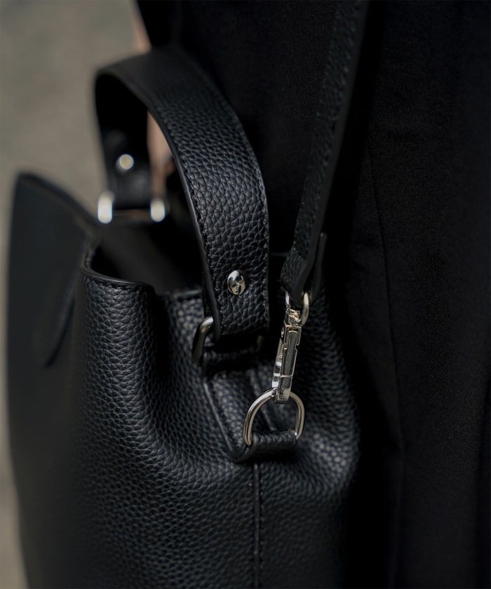 セレクト レディース バッグ 合皮 きれいめ ショルダー 2way アイボリー/ピンク/サックス/ブラック/フリー/合成皮革/ポリエステル