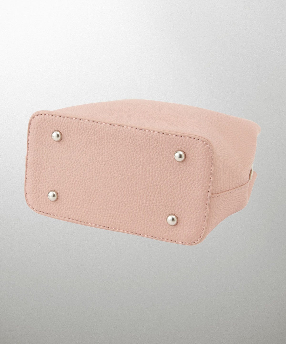 セレクト レディース バッグ 合皮 きれいめ ショルダー 2way アイボリー/ピンク/サックス/ブラック/フリー/合成皮革/ポリエステル