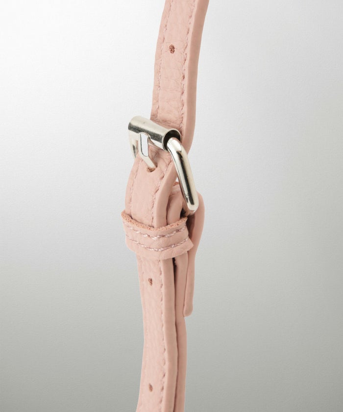 セレクト レディース バッグ 合皮 きれいめ ショルダー 2way アイボリー/ピンク/サックス/ブラック/フリー/合成皮革/ポリエステル