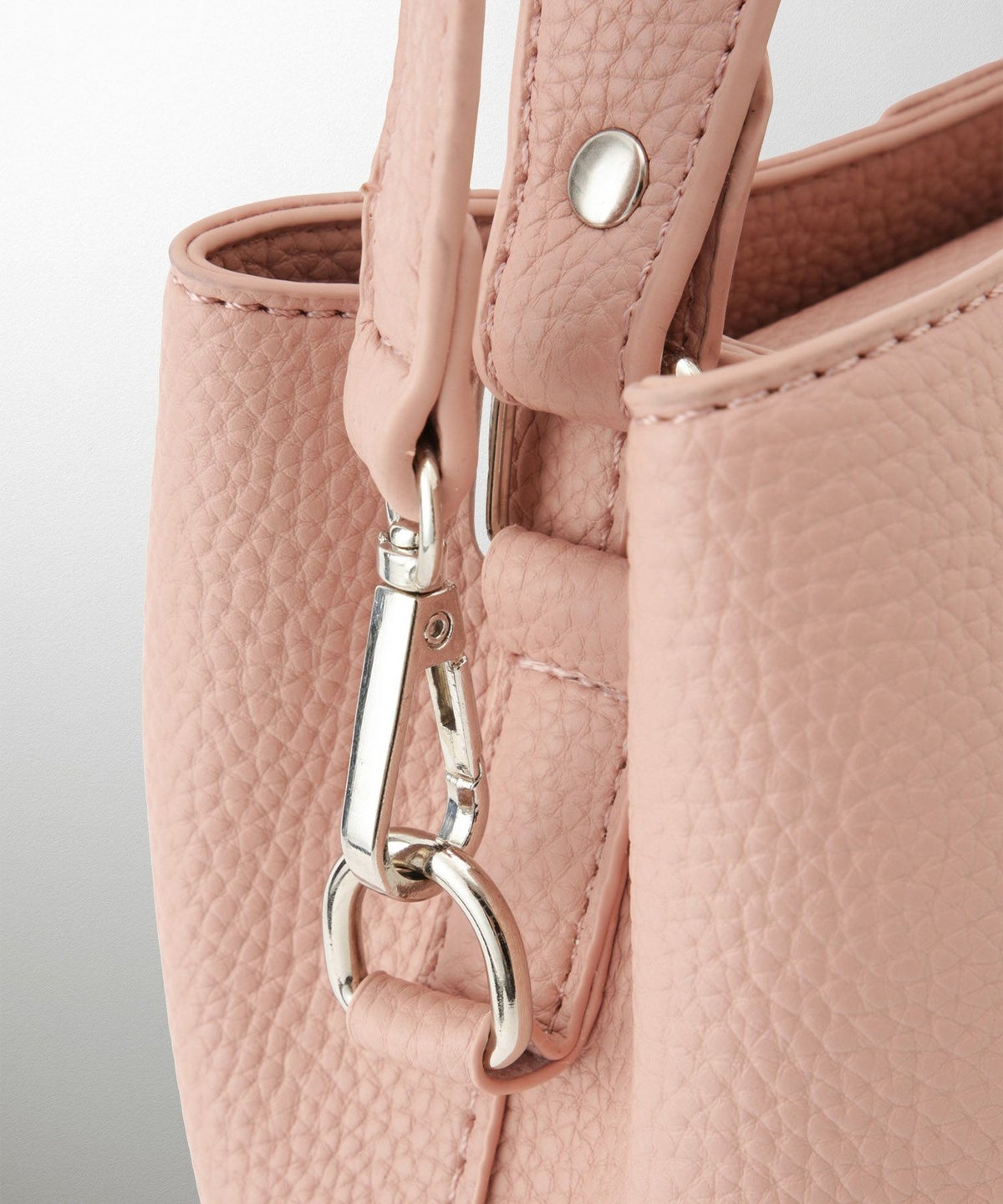 セレクト レディース バッグ 合皮 きれいめ ショルダー 2way アイボリー/ピンク/サックス/ブラック/フリー/合成皮革/ポリエステル