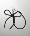 セレクト レディース キラキラ リボン チャーム きれいめ 大人可愛い トレンド/シルバー/ブラック/フリー/ラインストーン