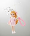 セレクト レディース グッズ 小物 人形 ドール チャーム キーホルダー ピンク ブラック おしゃれ 大人可愛い
