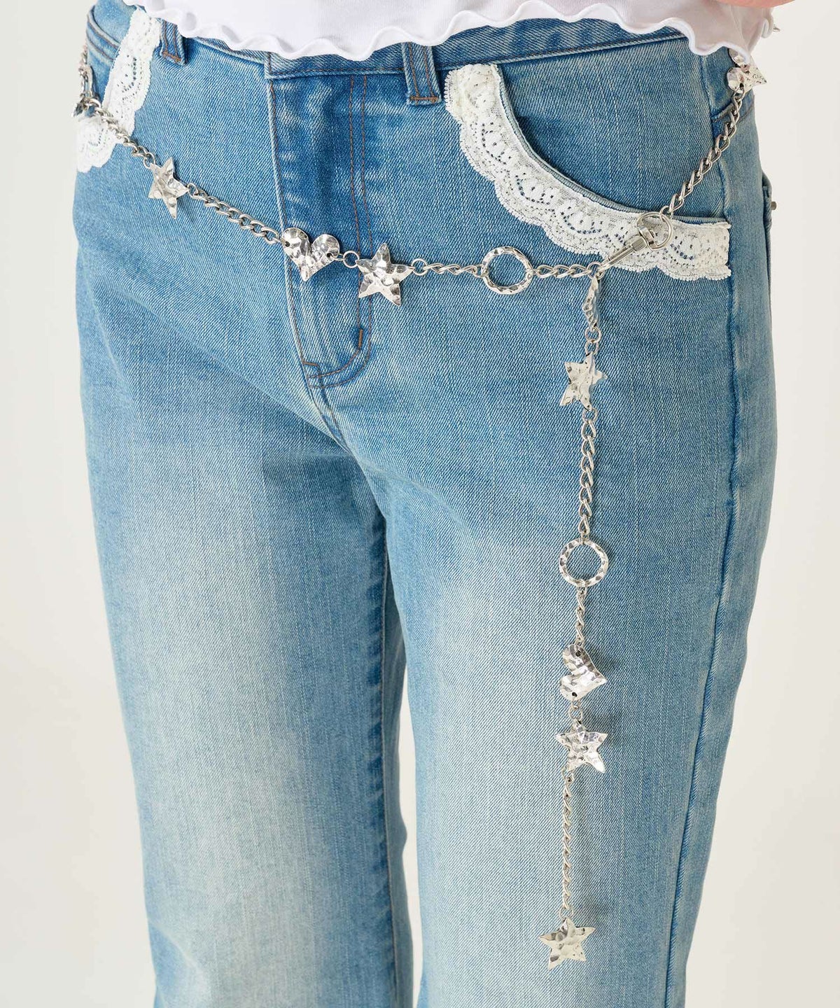 チェーンベルト/アクセサリー/シルバー