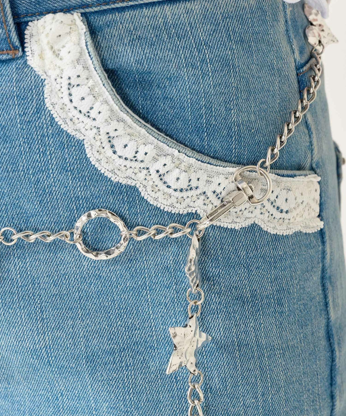 チェーンベルト/アクセサリー/シルバー