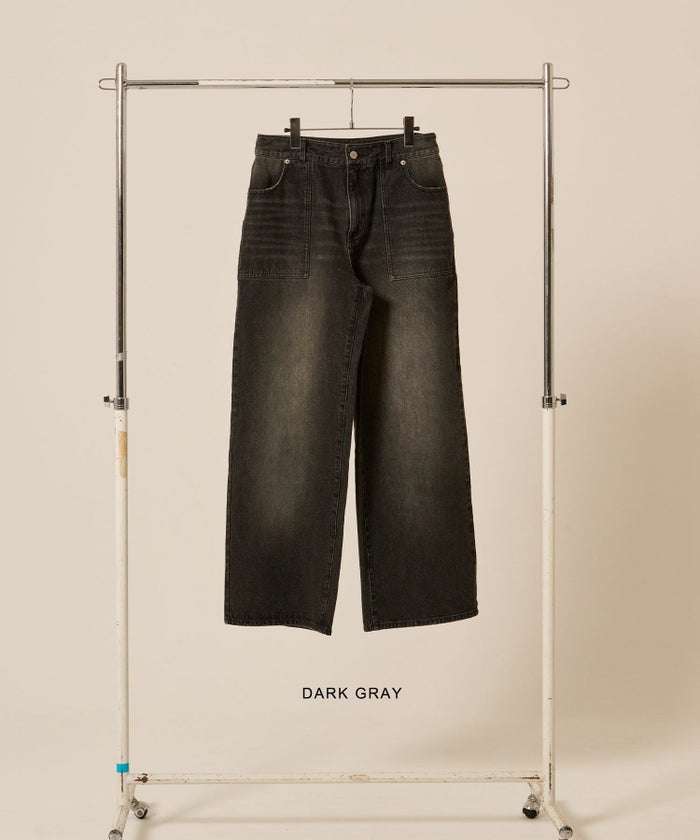 デニム/ブルー/ローライズ/パンツ