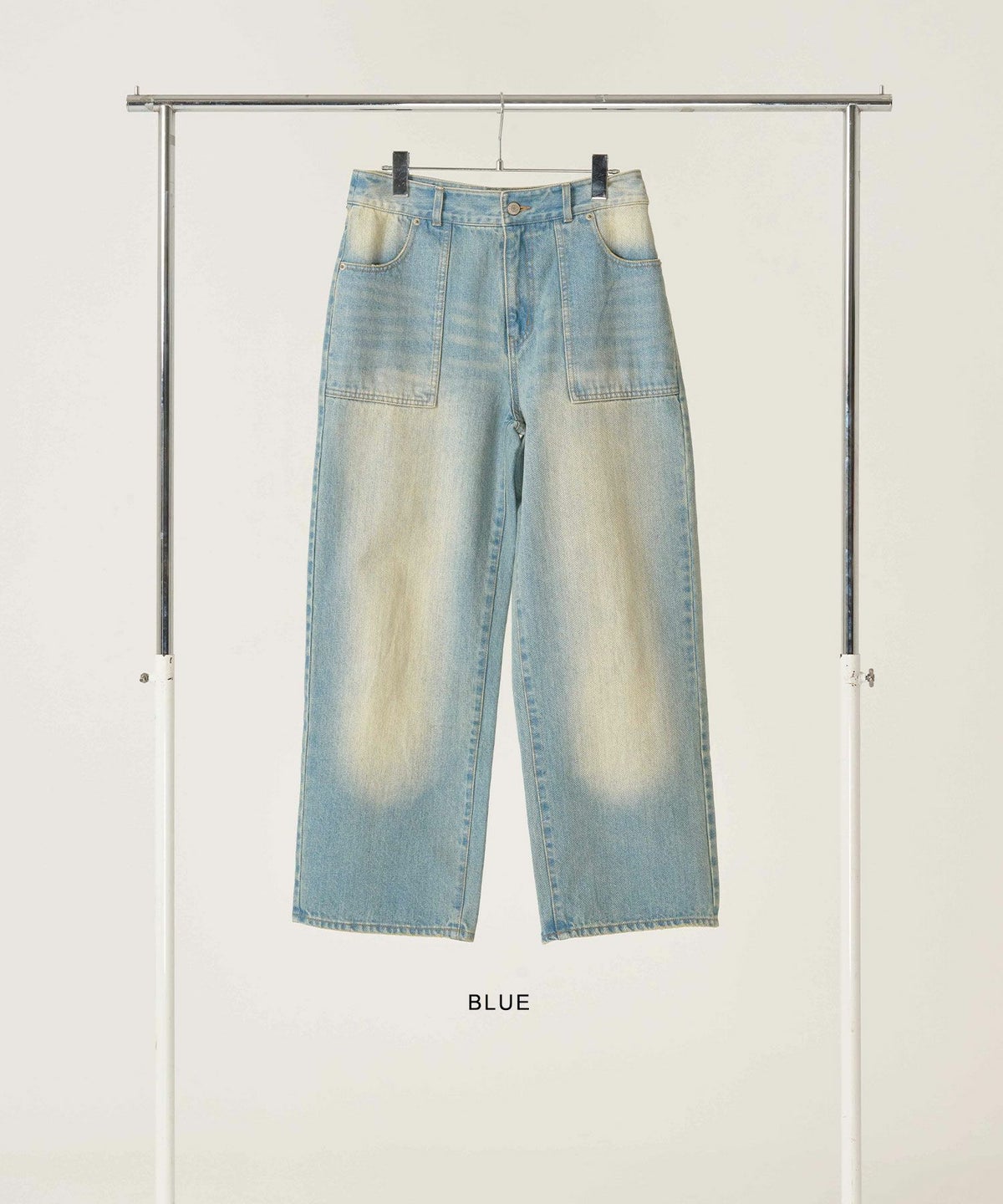 デニム/ブルー/ローライズ/パンツ