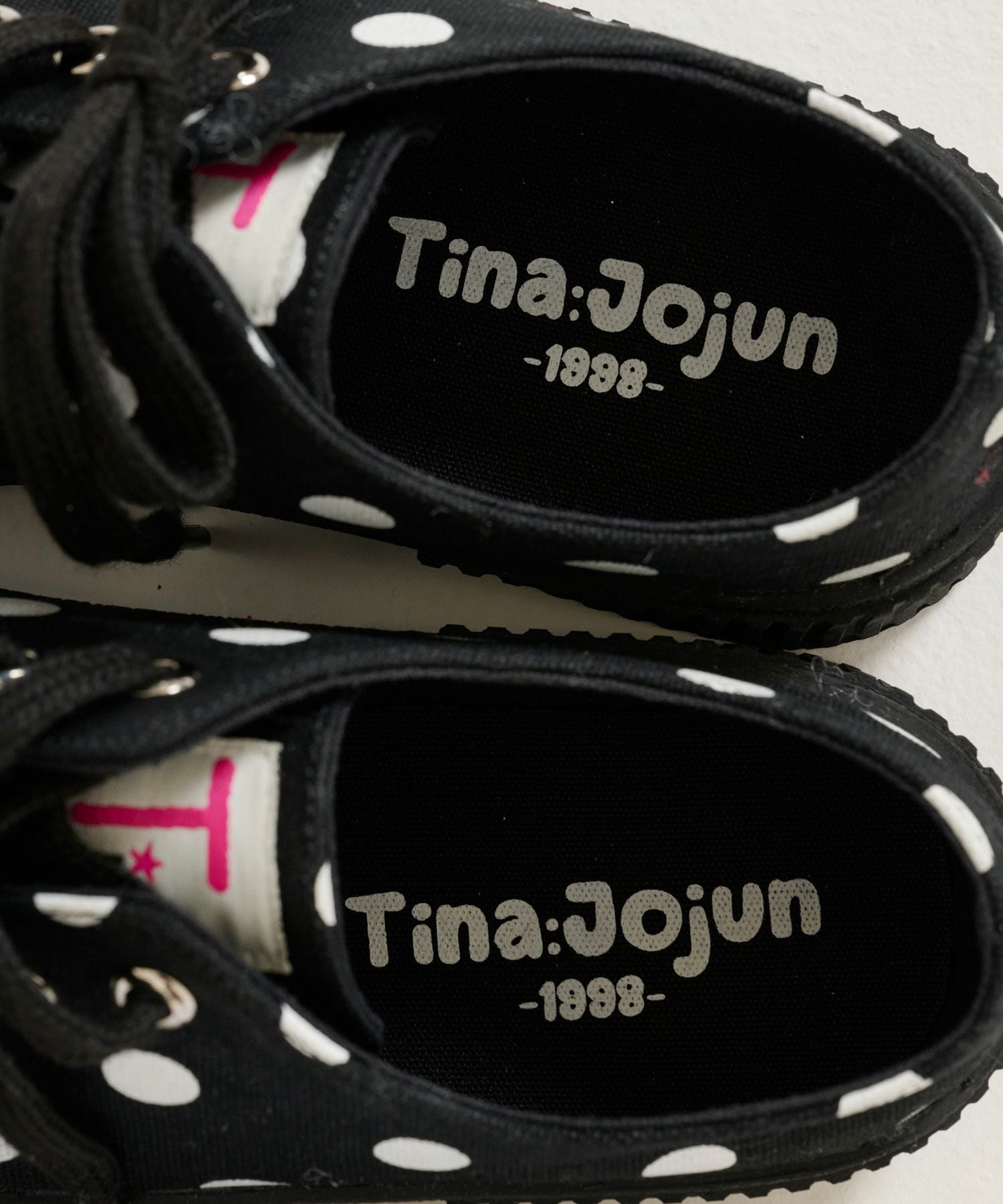 ドット柄 キャンバススニーカー TINA：JOJUN 全2色｜tnj933-1098【4