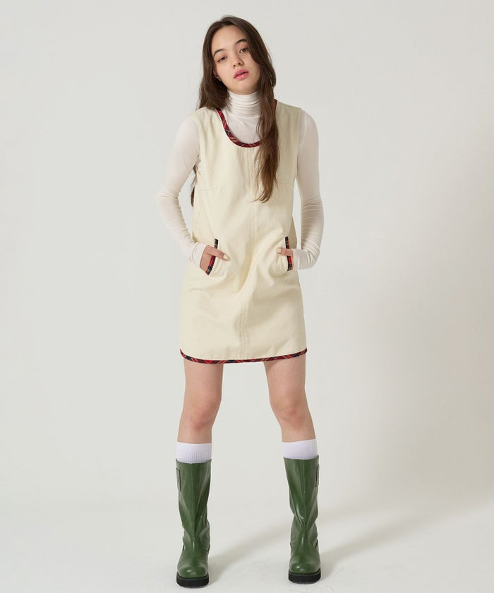 チェック/ジャンスカ/ワンピース