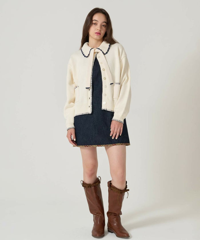 チェック/ジャンスカ/ワンピース