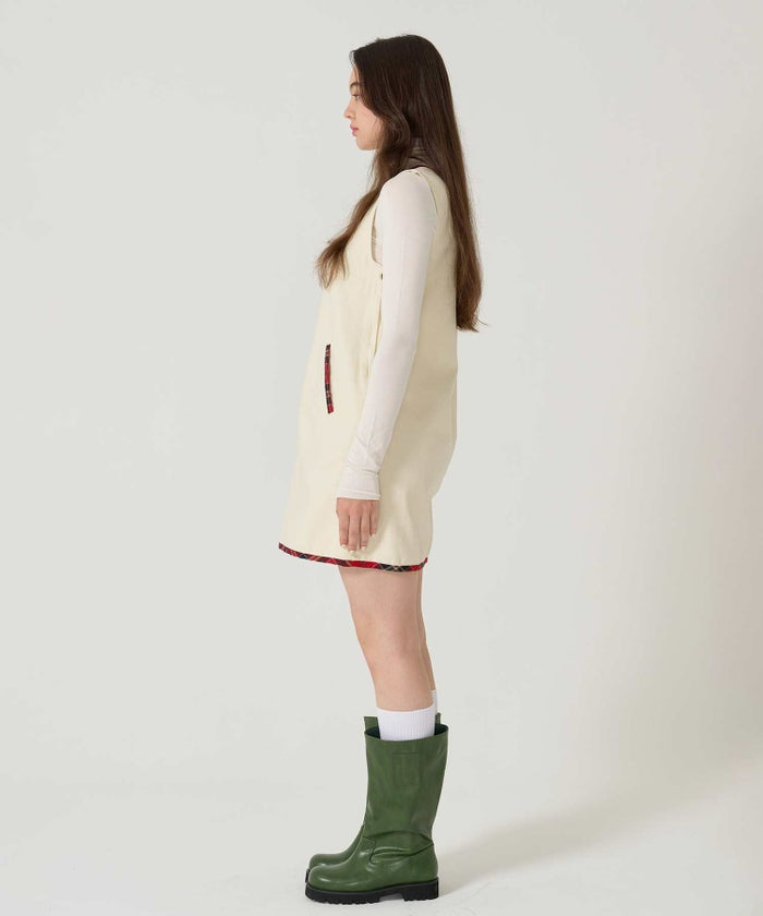 チェック/ジャンスカ/ワンピース