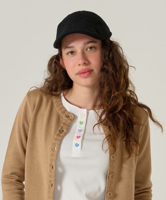 帽子/ハンチング/ブラック