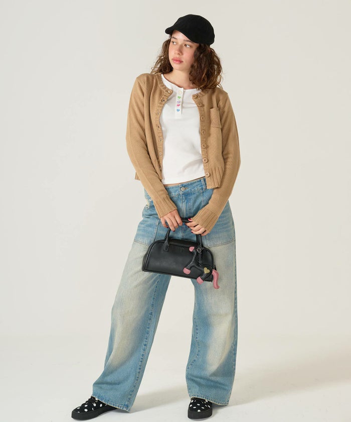 帽子/ハンチング/ブラック