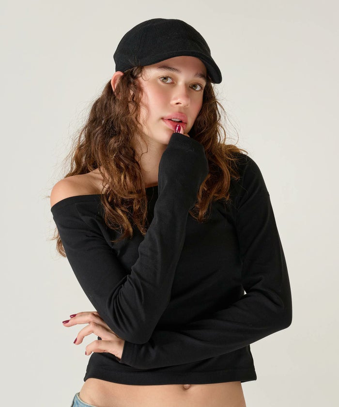 帽子/ハンチング/ブラック