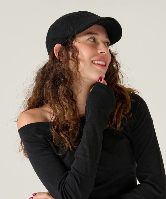 帽子/ハンチング/ブラック