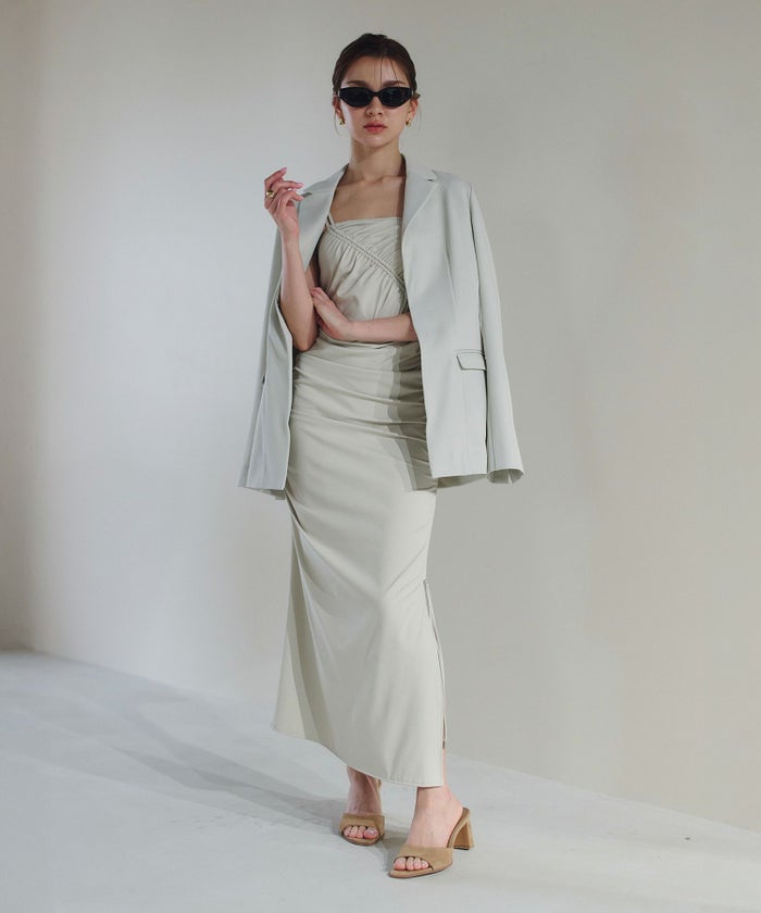 WATERSIDE & DAILYWEAR ワンショルダー ドロスト ワンピース KINO THE KEI 全2色｜ktk321-0087【1】