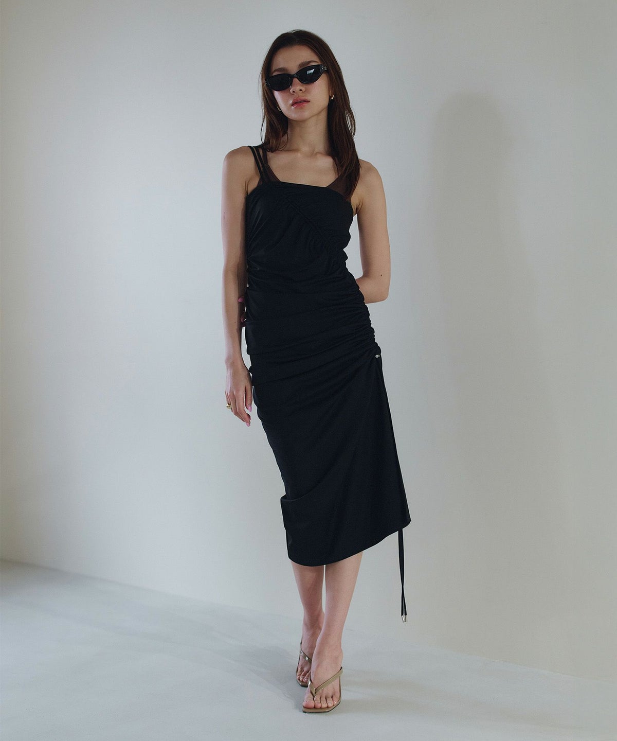 WATERSIDE & DAILYWEAR ワンショルダー ドロスト ワンピース KINO THE KEI 全2色｜ktk321-0087【1】