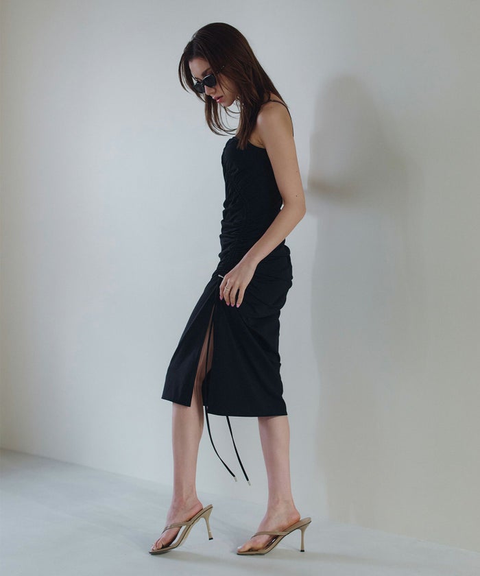 WATERSIDE & DAILYWEAR ワンショルダー ドロスト ワンピース KINO THE KEI 全2色｜ktk321-0087【1】