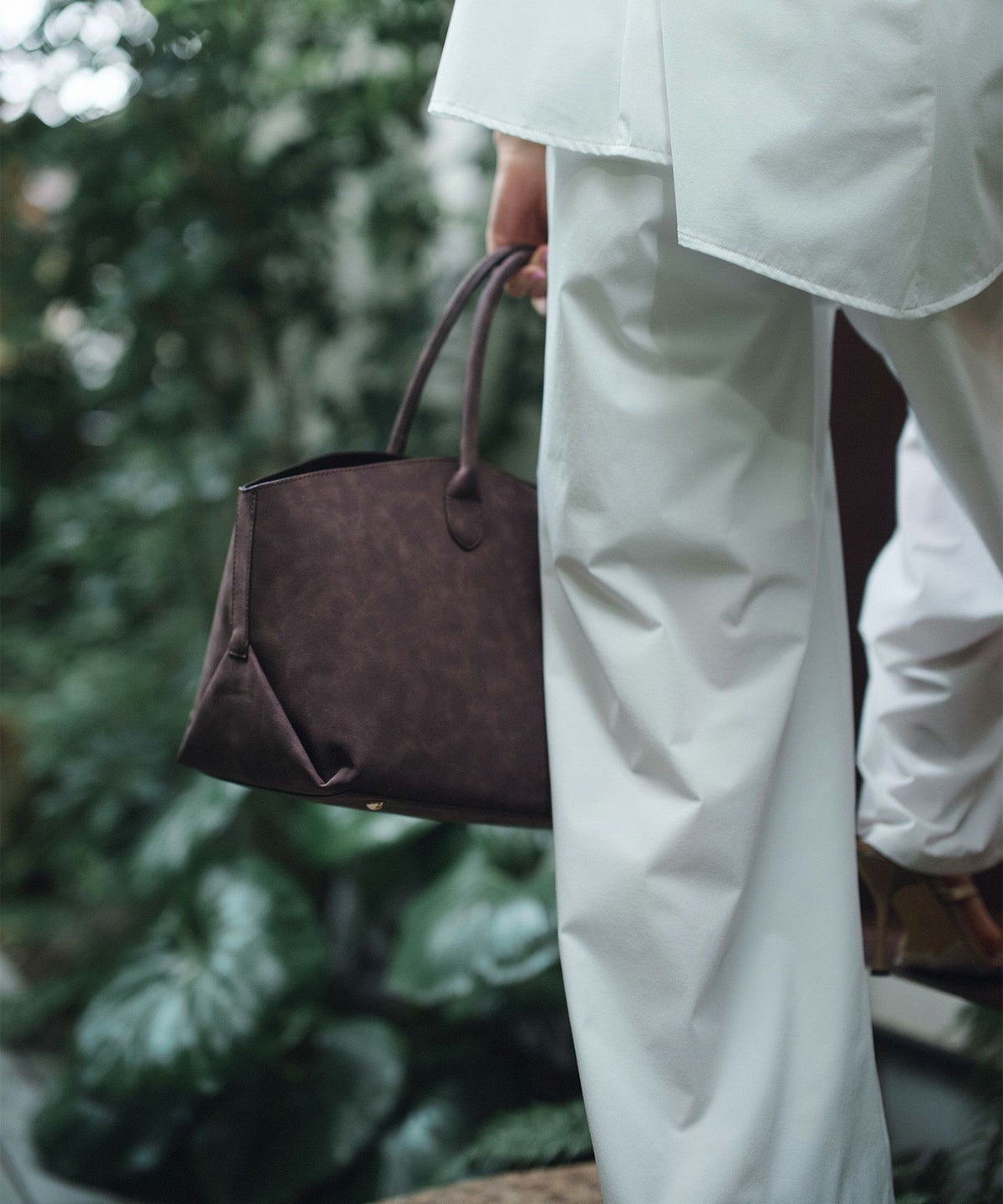 スウェード オリジナル エンボス ラージ バッグ KINO THE KEI