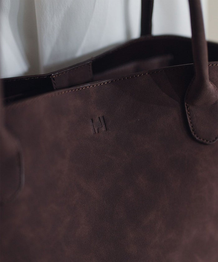 スウェード オリジナル エンボス ラージ バッグ KINO THE KEI