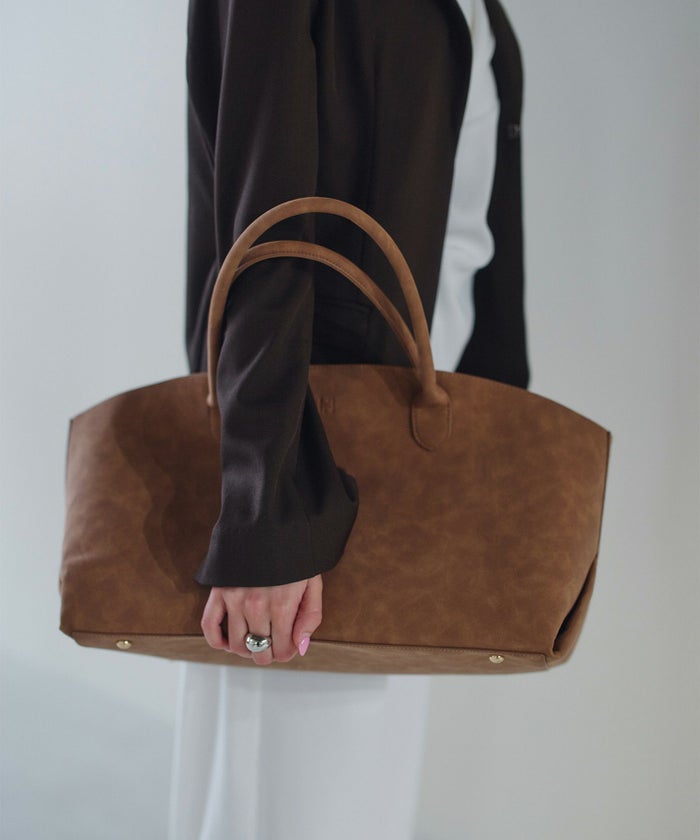 スウェード オリジナル エンボス ラージ バッグ KINO THE KEI