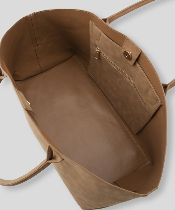 スウェード オリジナル エンボス ラージ バッグ KINO THE KEI