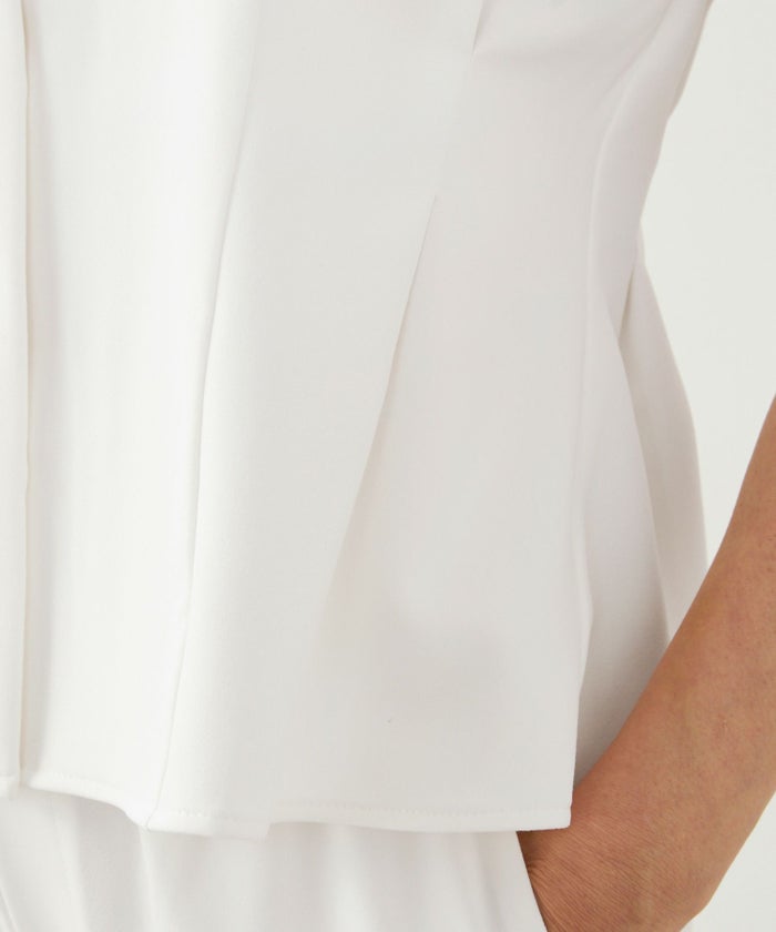 手洗い可セットアップ対応可かわいい上品きれいめ大人カジュアルオフィスフォーマルフェミニンシンプルバルーンジョイントスペースLPセットアップ企画-01