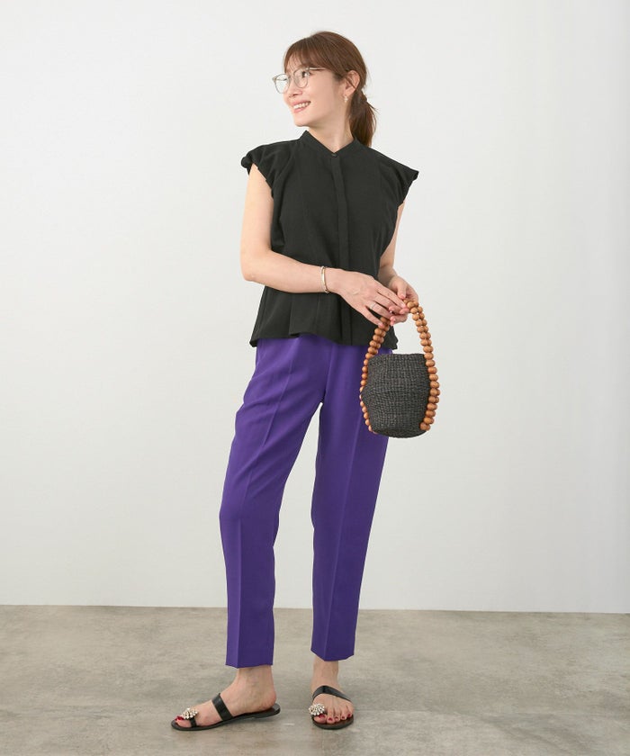 手洗い可セットアップ対応可かわいい上品きれいめ大人カジュアルオフィスフォーマルフェミニンシンプルバルーンジョイントスペースLPセットアップ企画-01