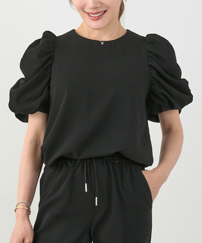 手洗い可セットアップ対応可かわいい上品きれいめ大人カジュアルオフィスフォーマルフェミニンシンプルパワーショルダージョイントスペースLPセットアップ企画-01