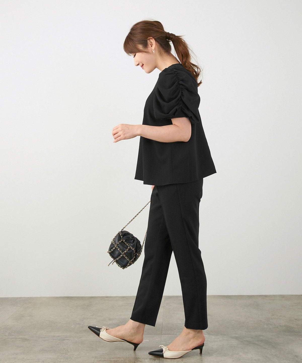 手洗い可セットアップ対応可かわいい上品きれいめ大人カジュアルオフィスフォーマルフェミニンシンプルパワーショルダージョイントスペースLPセットアップ企画-01