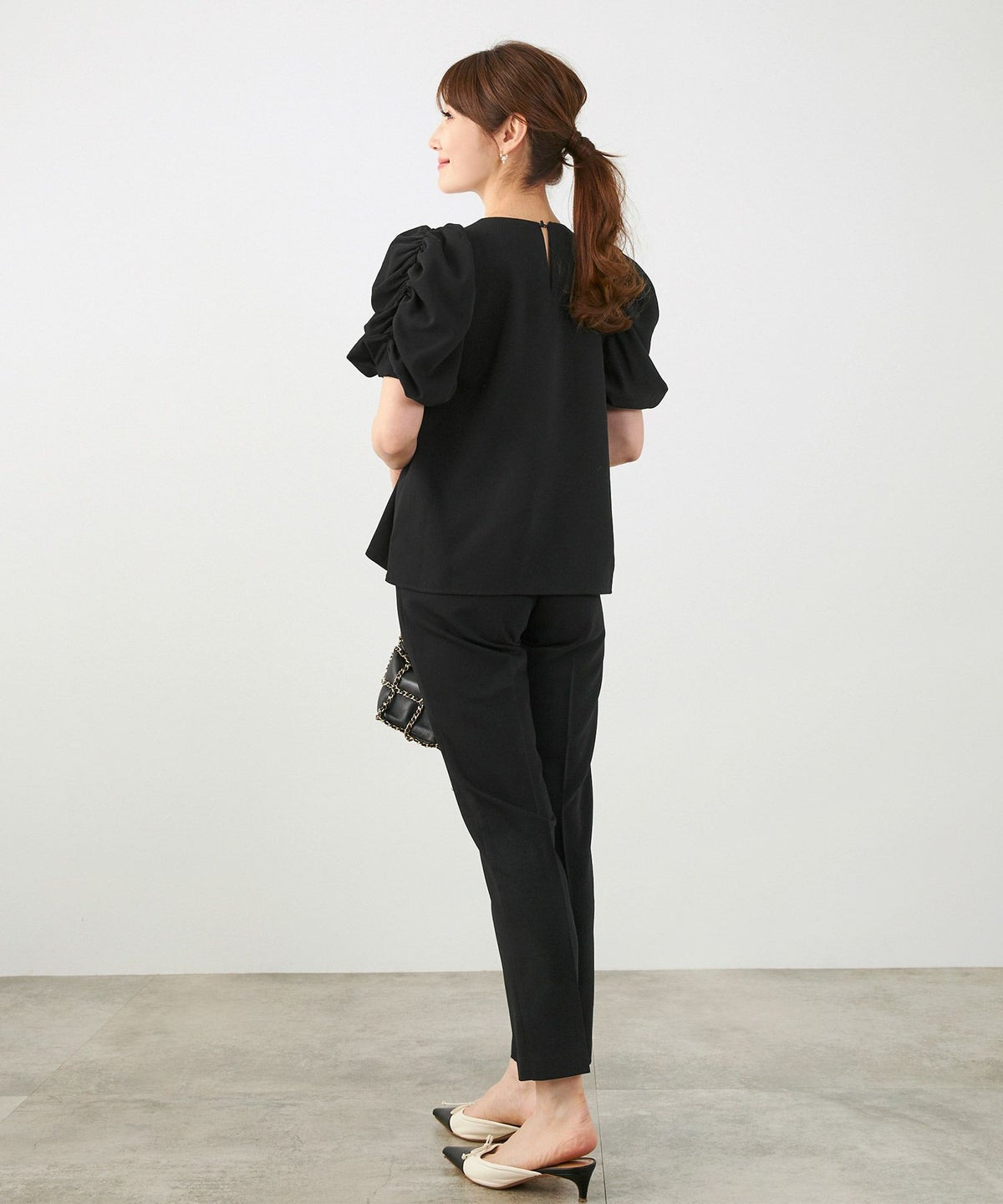 手洗い可セットアップ対応可かわいい上品きれいめ大人カジュアルオフィスフォーマルフェミニンシンプルパワーショルダージョイントスペースLPセットアップ企画-01