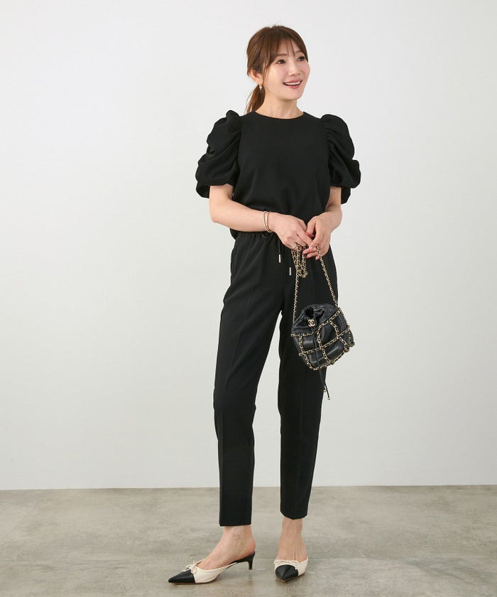 手洗い可セットアップ対応可かわいい上品きれいめ大人カジュアルオフィスフォーマルフェミニンシンプルパワーショルダージョイントスペースLPセットアップ企画-01