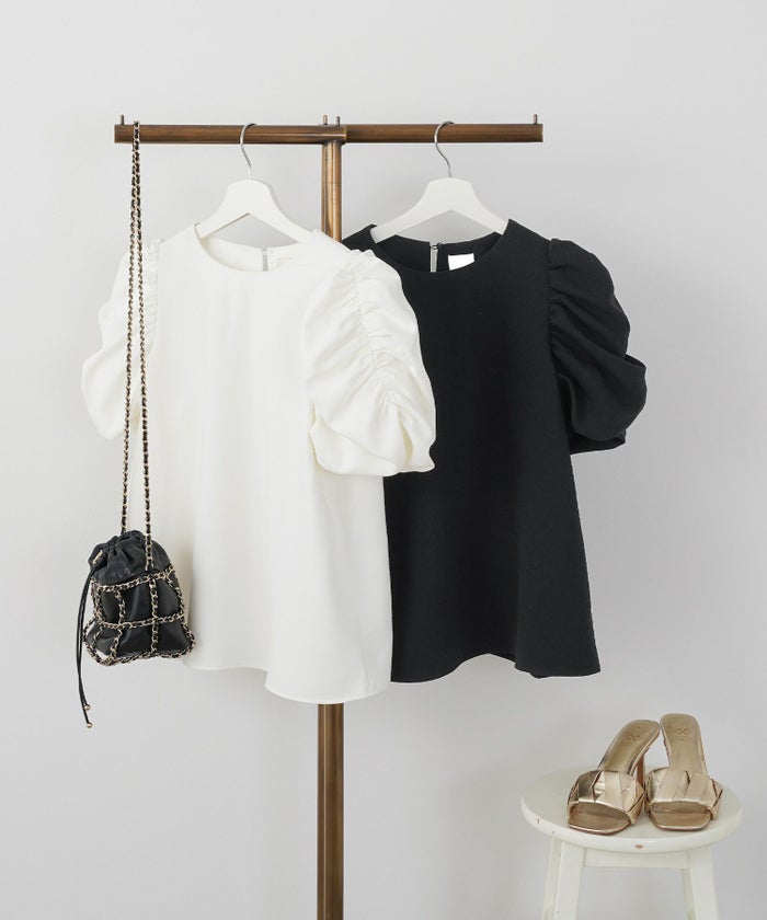 手洗い可セットアップ対応可かわいい上品きれいめ大人カジュアルオフィスフォーマルフェミニンシンプルパワーショルダージョイントスペースLPセットアップ企画-01