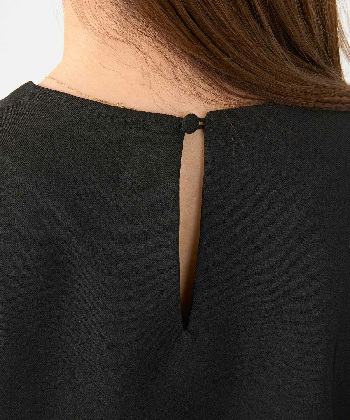 手洗い可上品きれいめパフ袖大人カジュアルオフィスフォーマルフェミニン体型カバージョイントスペース