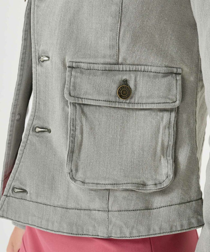 アシンメトリー/デニム/ジャケット