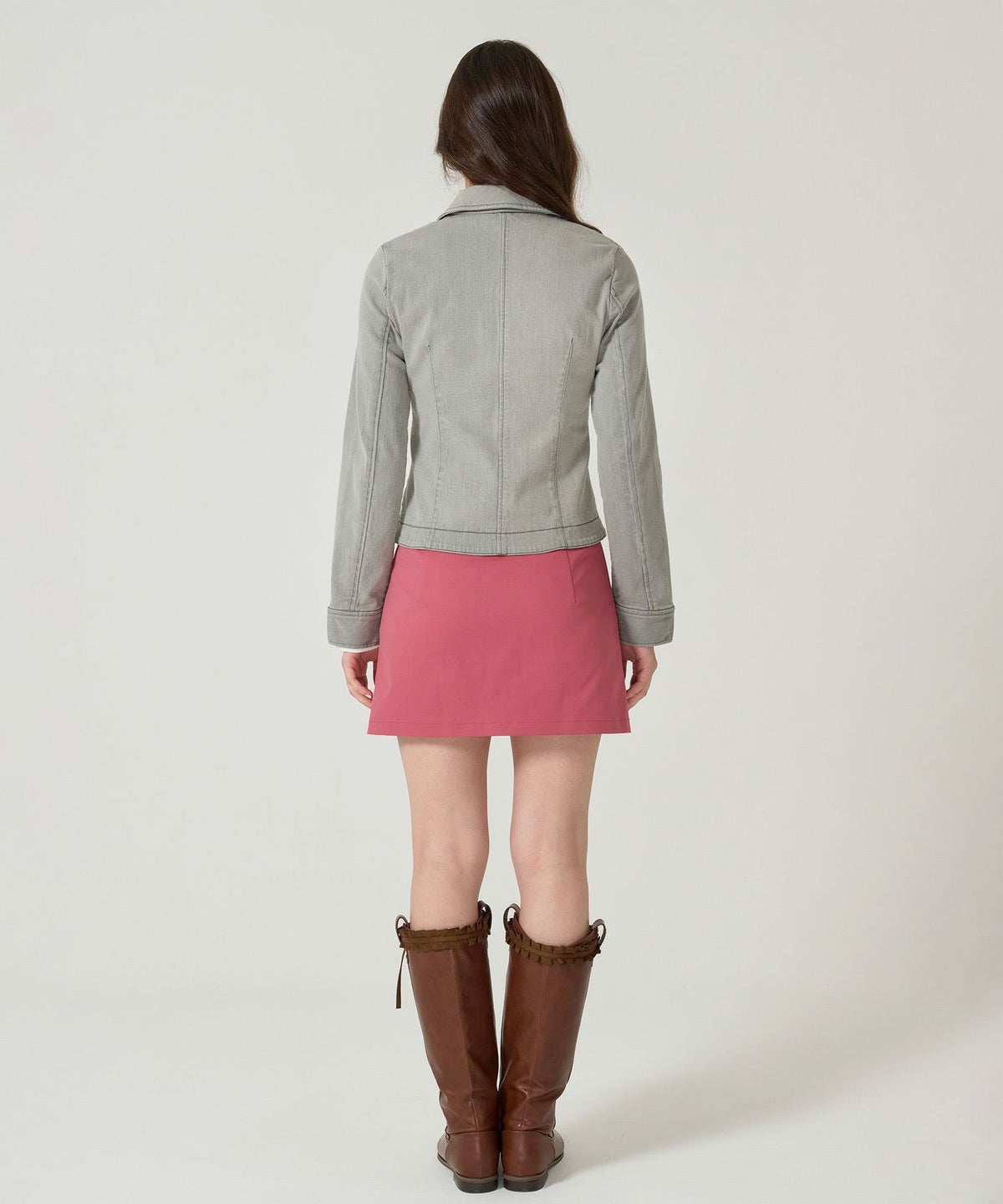 アシンメトリー/デニム/ジャケット