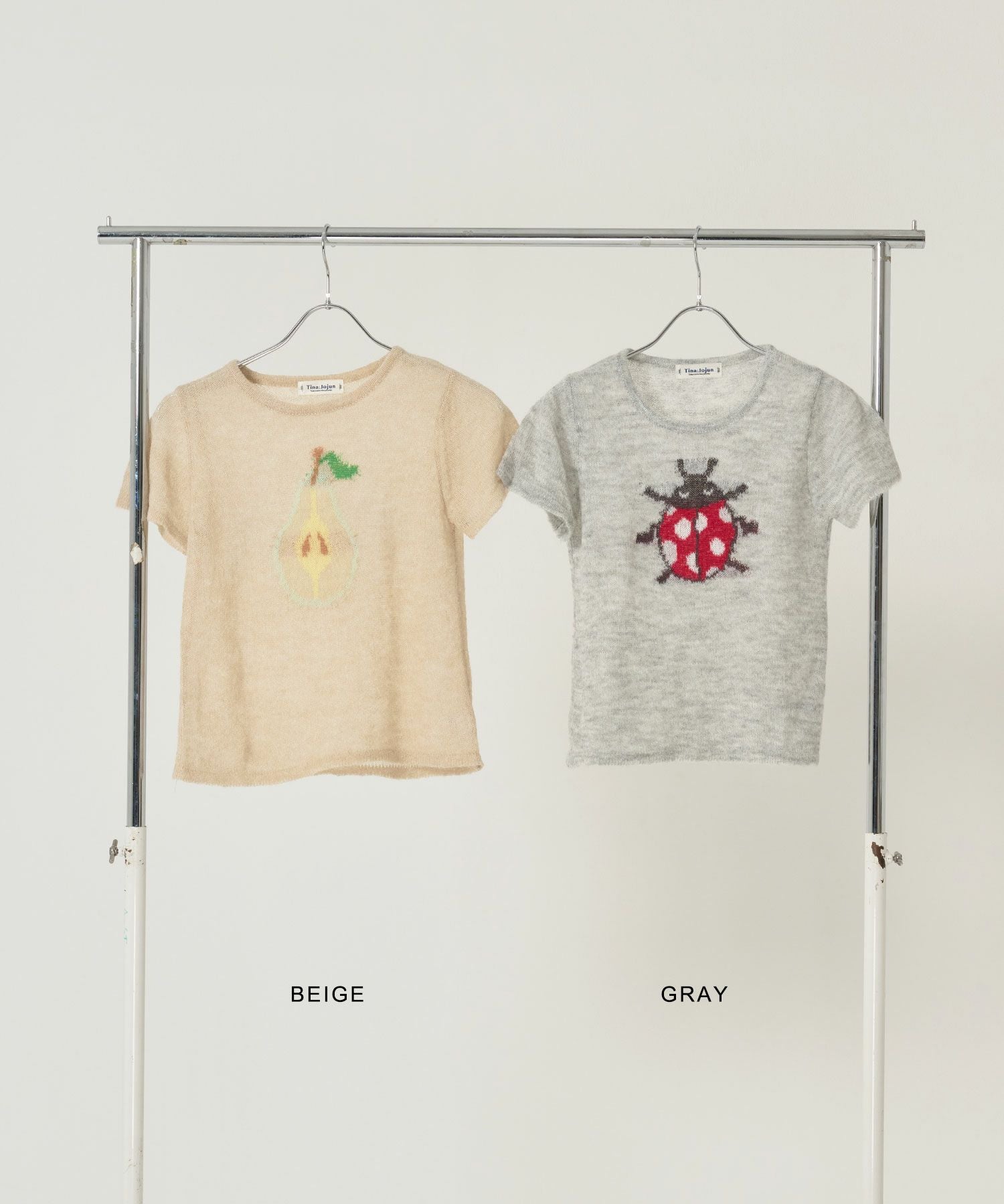 Special-Price-SALE オリジナル柄 ニット チビT TINA：JOJUN 全2色