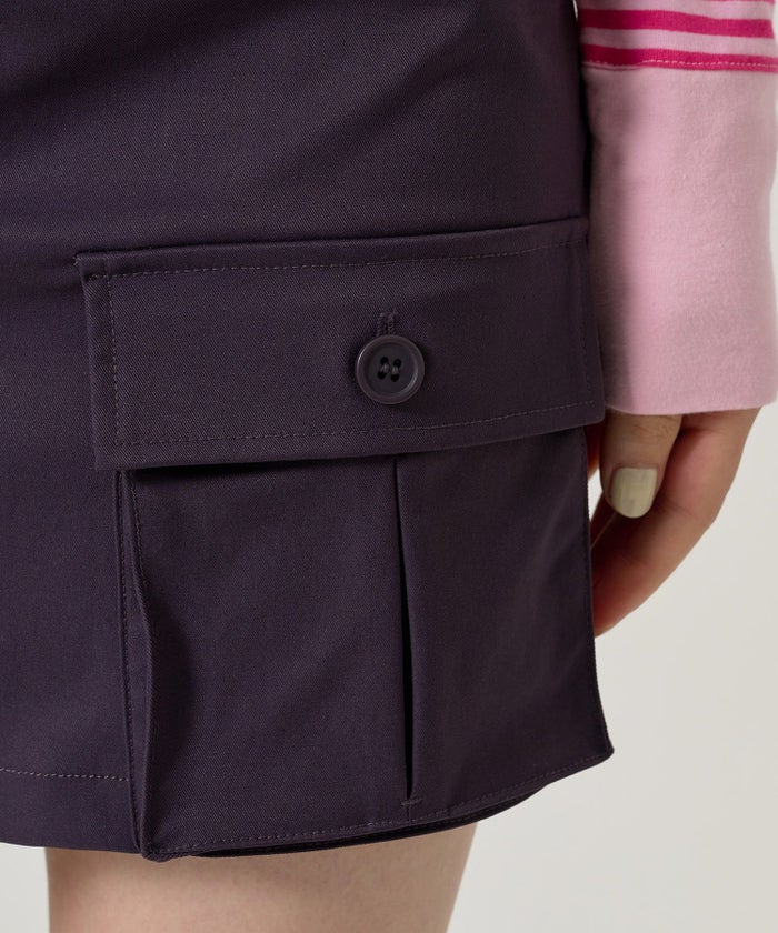 カーゴ/ミニスカート/パープル