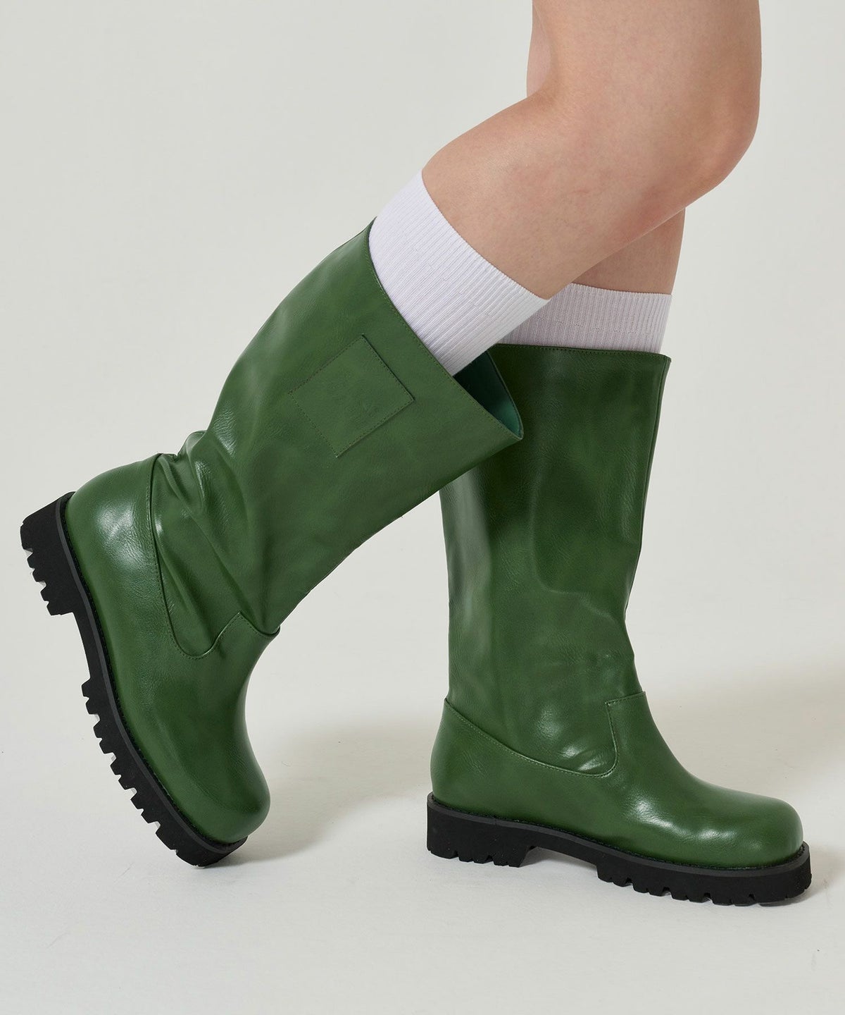 ルーズ/ミドル/ブーツ/グリーン