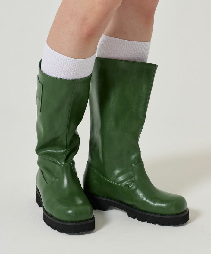 ルーズ/ミドル/ブーツ/グリーン