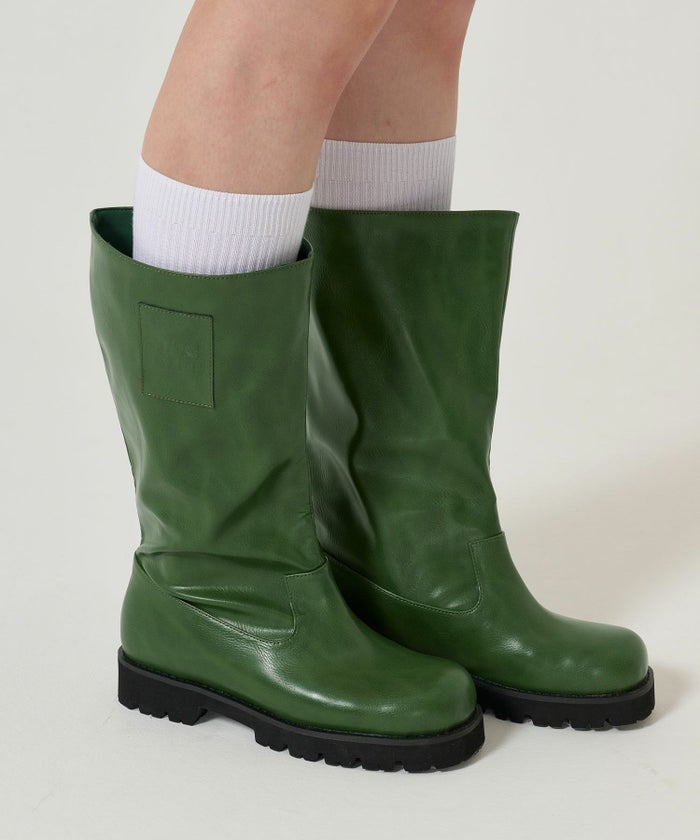ルーズ/ミドル/ブーツ/グリーン