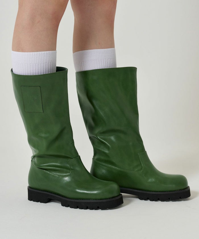 ルーズ/ミドル/ブーツ/グリーン