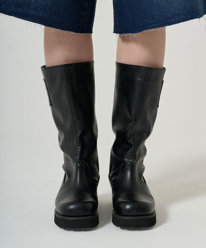 ルーズ/ミドル/ブーツ/ブラック