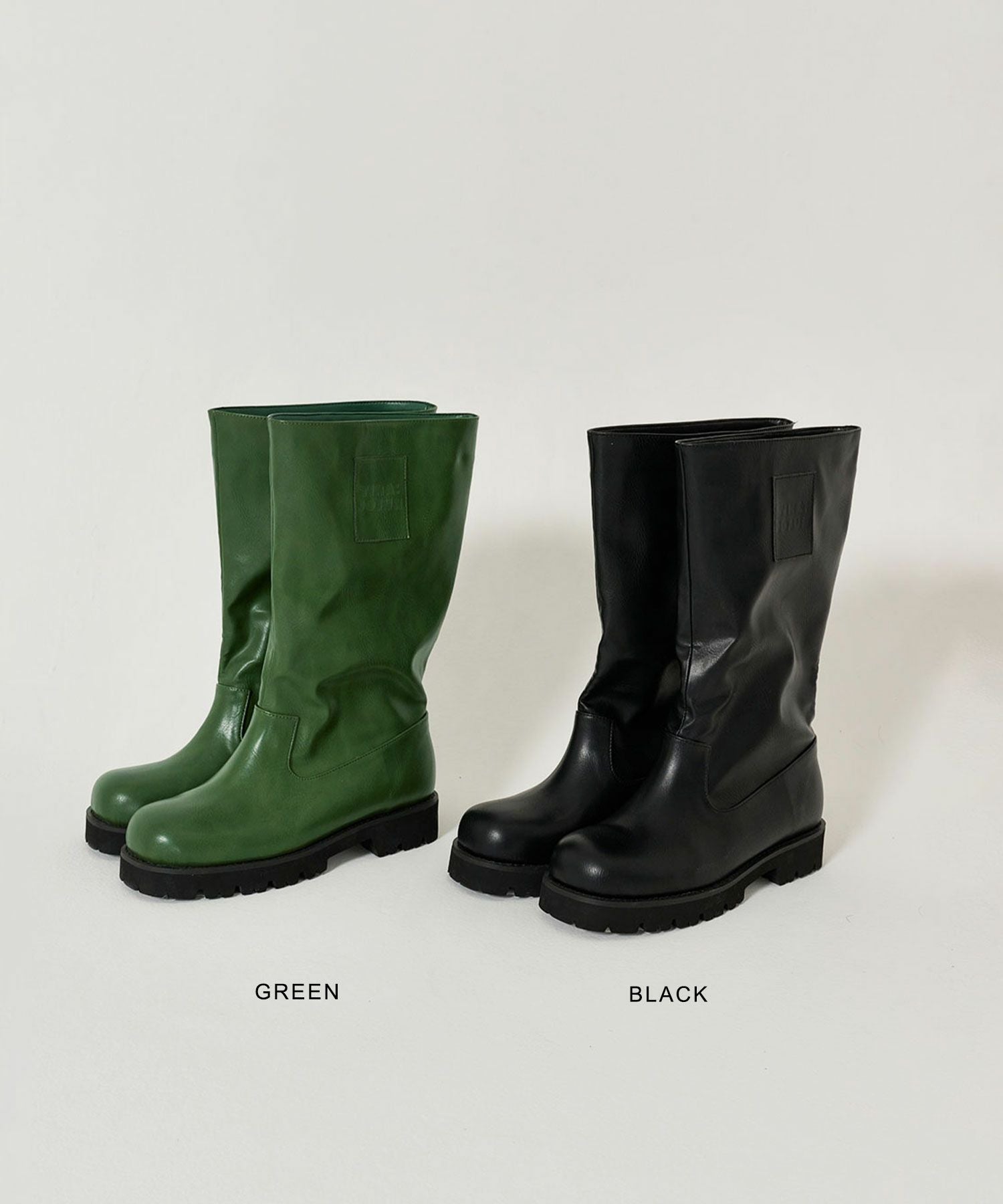 Special-Price-SALE ルーズ ミドル ブーツ TINA：JOJUN 全2色｜tnj933