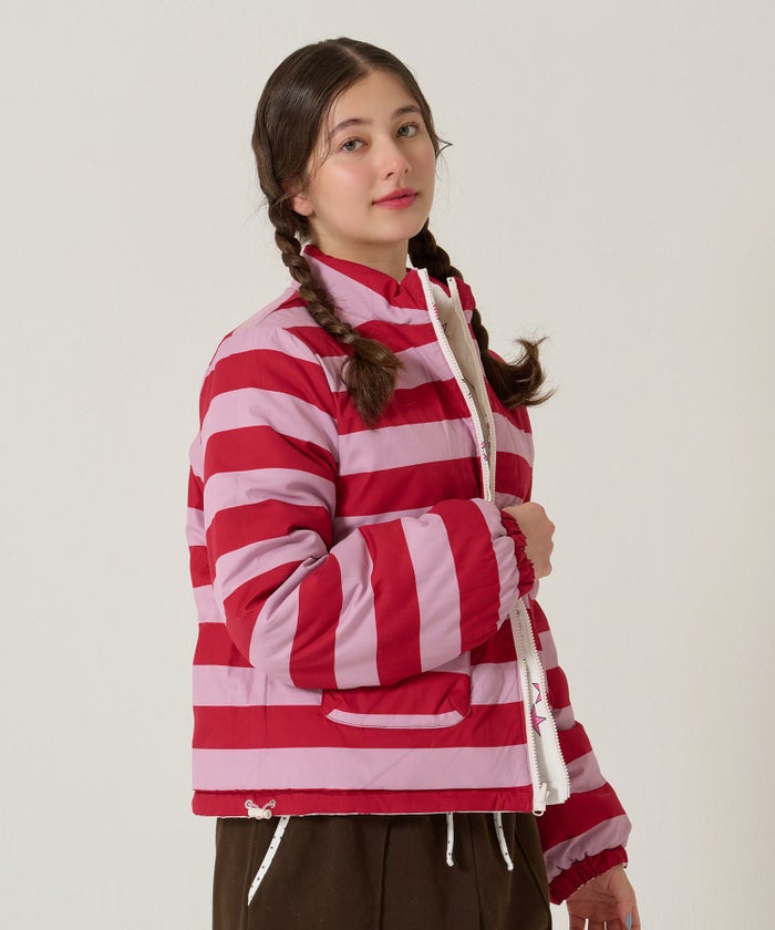 ジップ/アウター/星/スター/ボーダー/リバーシブル